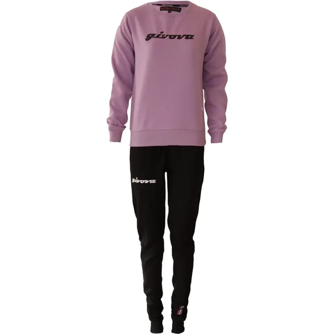 Dames trainingspak met pailletten crew neck Givova 104
