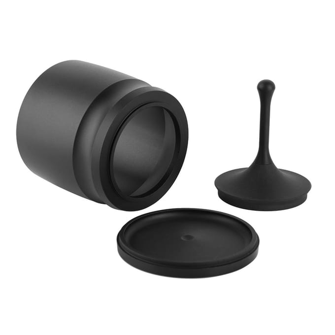Doseerringen van aluminiumlegering Pers 58 mm Koffieaccessoires Koffiegereedschap black