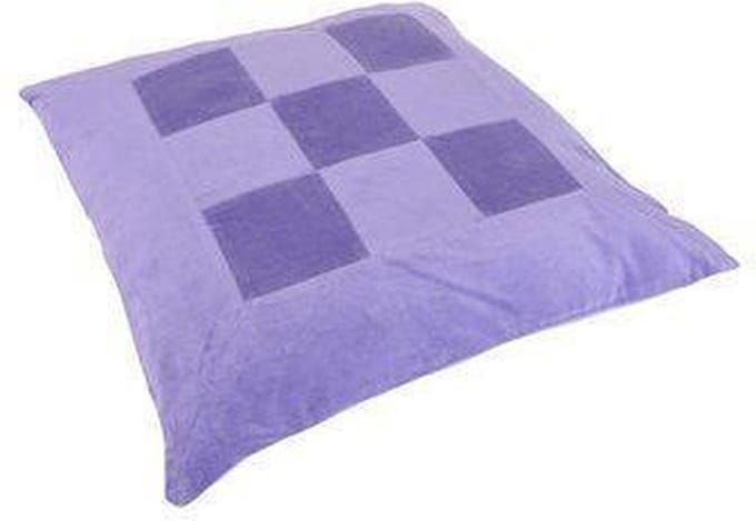 Leefkussen 50x50cm paars velours