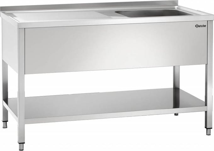 Spoelcentrum - 700 - 140cm Breed - Bak Rechts - Bartscher 306630 - Horeca & Professioneel