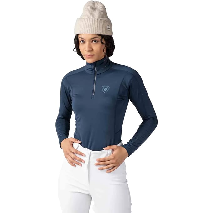 Klassieke dames 1/2 zip coltrui Rossignol