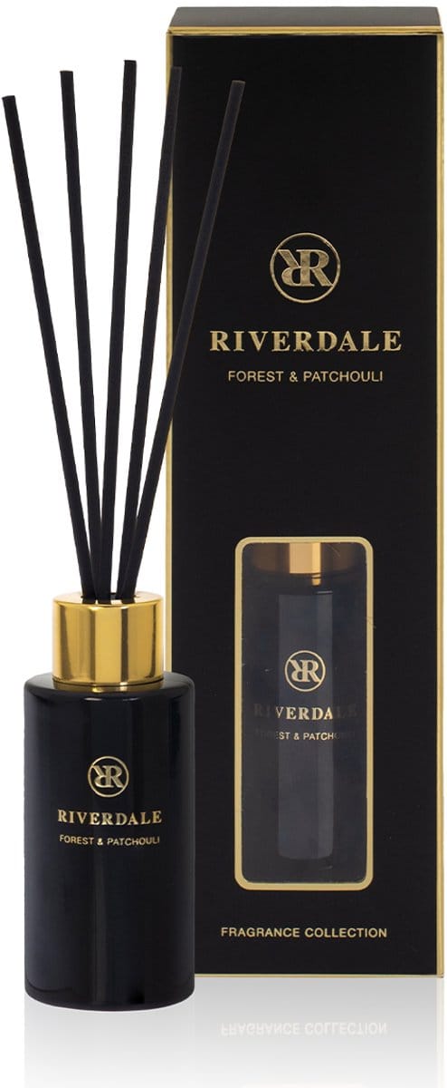 Geurstokjes - Riverdale - 40ml - Forest & Patchouli - In luxe geschenkverpakking
