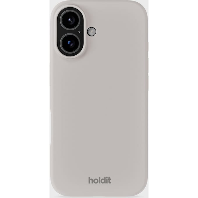 Phone Case Silicone Wool Gray iPhone 16