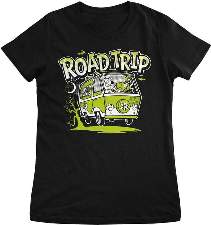 Scooby-Doo T-shirt Road Trip Girly Tee WB-5-SBD005-H73-10