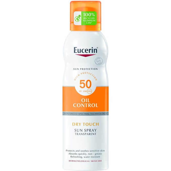 Eucerin Sensitive Protect Transparente Droge Zonnebrandspray SPF50 200 ml