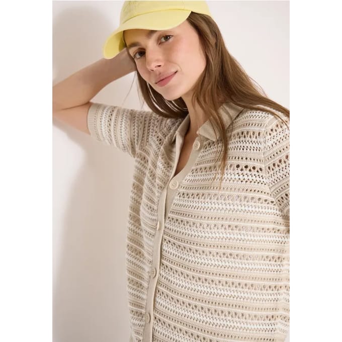 Vest met korte mouwen en polokraag
