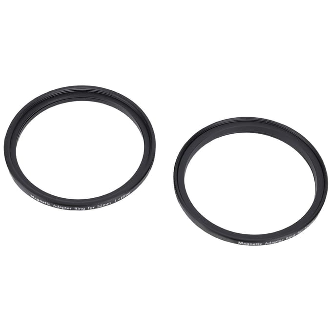 Magnetische Filter Adapter Ring Aluminiumlegering 52-52mm Converteer Standaard Draadfilter naar Magnetisch black