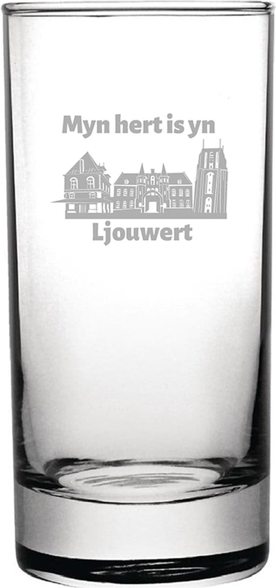 Gegraveerde longdrinkglas 28,5cl Ljouwert
