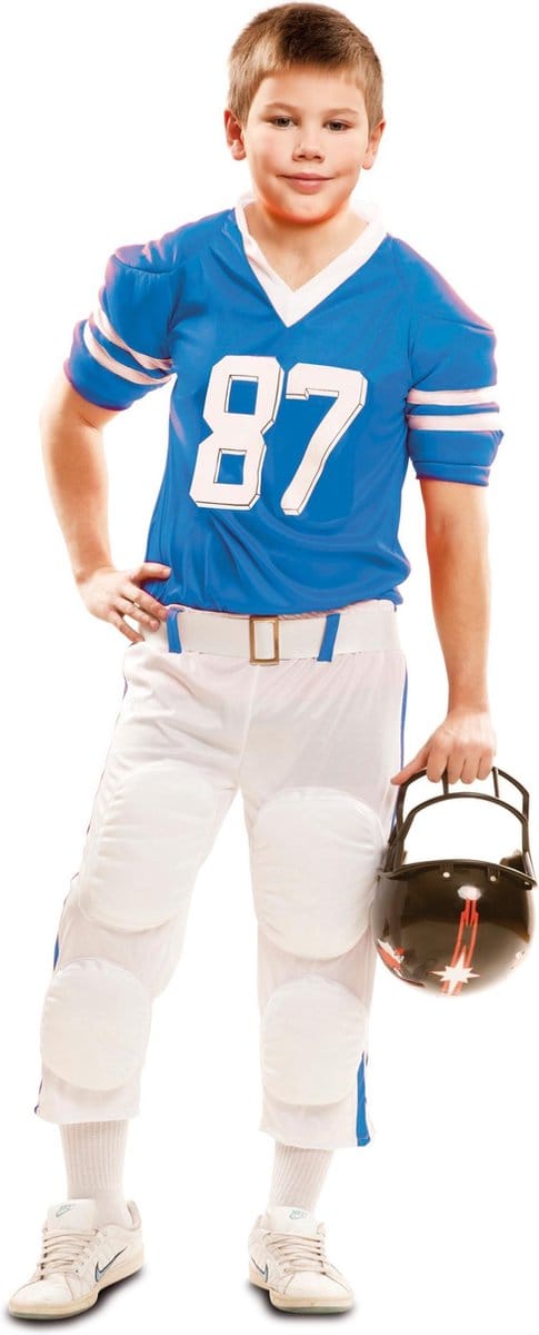 Rugby Kostuum Kind Blauw - 3-4 Jaar