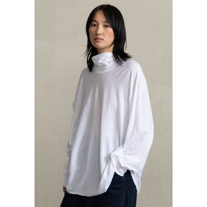 Humanoid Budle Tees White Größe: S | Longsleeves Outlet | Damen | Weiß