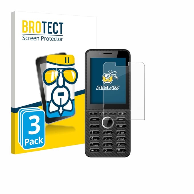Screenprotector 3 Stuks voor Energizer E288S Beschermglas transparant