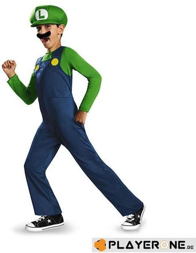 Verkleedkostuum Luigi  voor kinderen - Verkleedkleding - 128/134