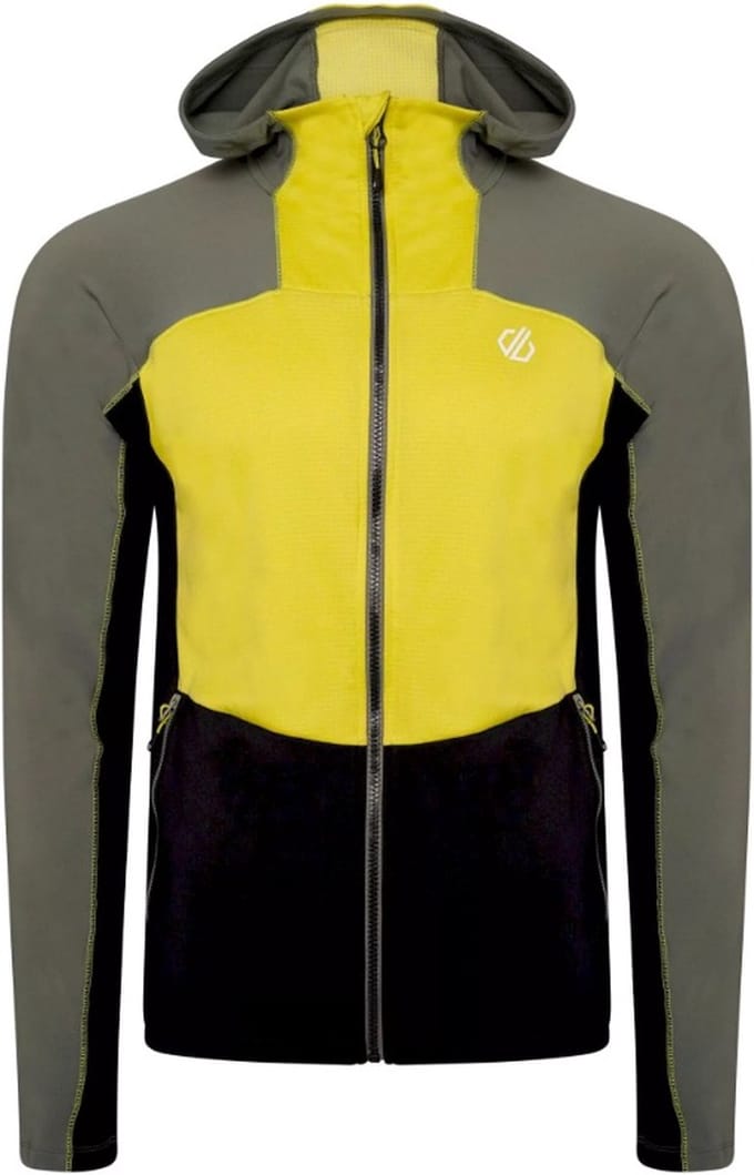 Dare2B Heren Revive II Core Stretch Hoodie AntiMoss/Blk Maat M