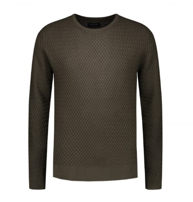 Sweater Fancy Structure Dark Army (404196 - 524)