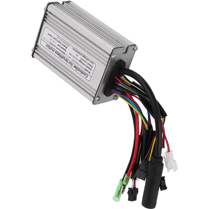 Elektrische Fiets 36V 48V Sinusgolf 17A Controller voor 250W 350W Motor met Lichtlijn white