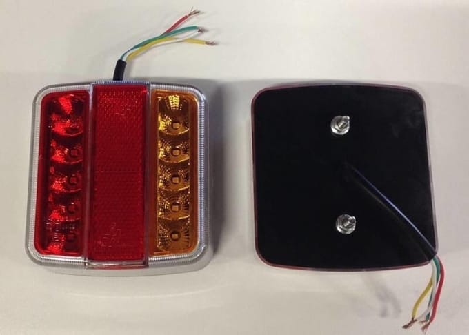 Achterlicht LED 100x98x35mm