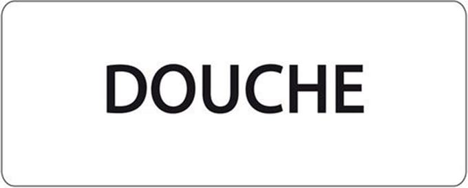 Ivana Tekstbord Douche