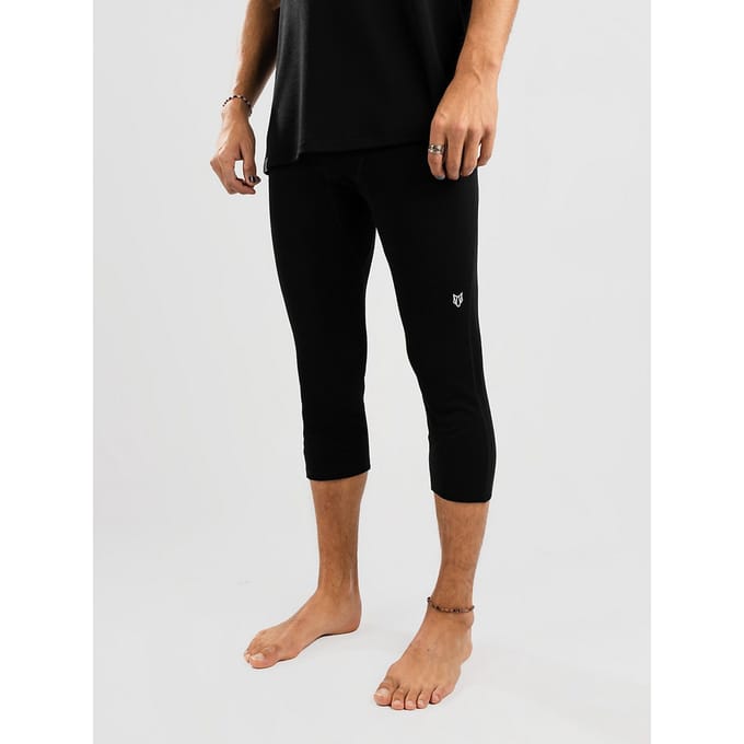 Woolf Merino Roni 3/4 Thermo Broek zwart