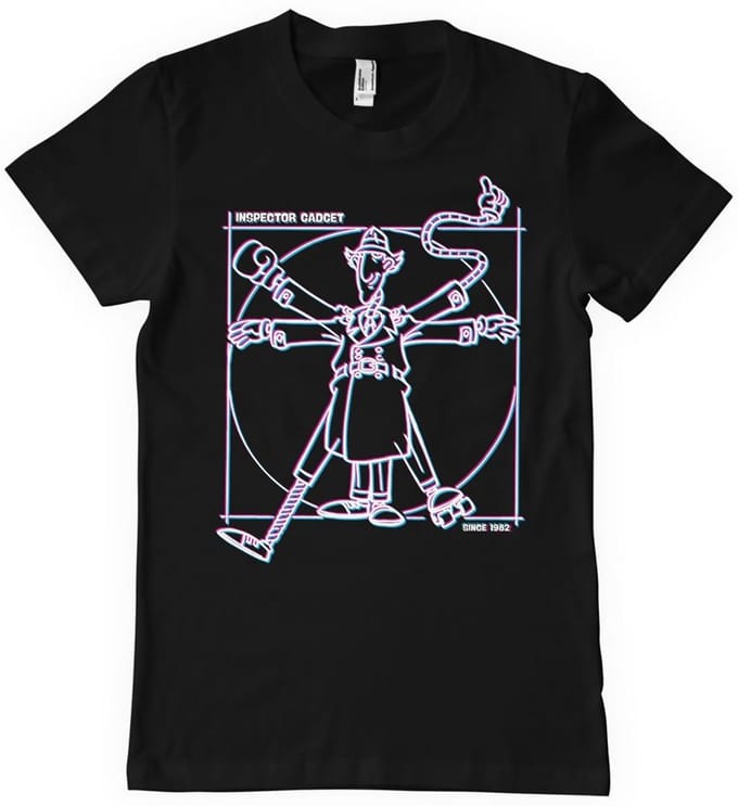 Inspector Gadget T-shirt V-itruivan T-shirt CPLG-1-IG003-H72-2