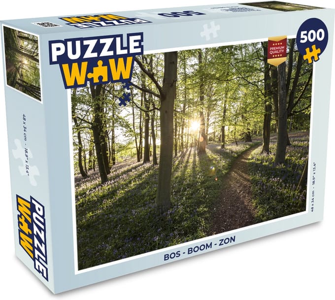 Puzzel Bos - Boom - Zon - Legpuzzel - Puzzel 500 stukjes