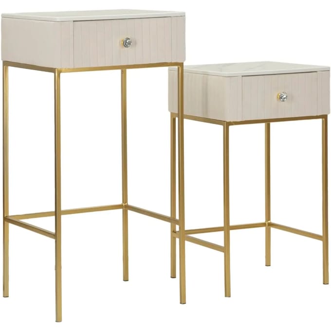 Tafel High Tables Wedding Square Set 2 Pcs Ø 45×90 cm