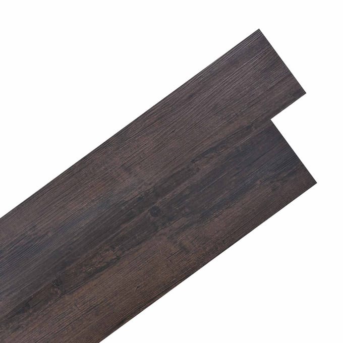 vidaXL - Vloerplanken - Donkerbruin - 2,51 - m² - 18 - st - PVC
