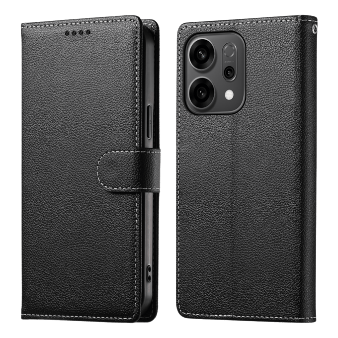 Mocaa Oppo Reno14 F(S) 5G Slim-Fit Bookcase Zwart