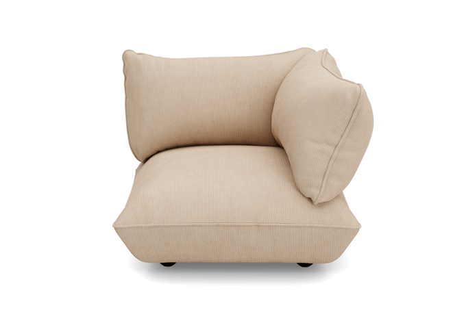 fatboy Sumo hoekbank rechts Koord Gerecycled - beige