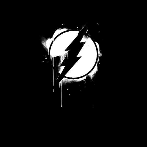 Justice League Graffiti The Flash Hoodie - Black - S