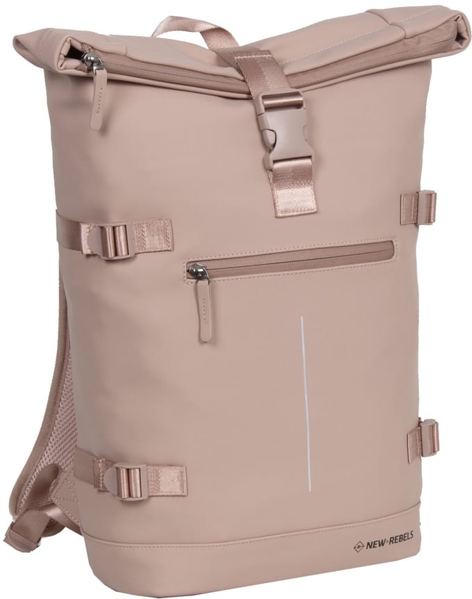 New Rebels William Riverside Oudroze 19L Rugzak Waterafstotend Laptop 15.6