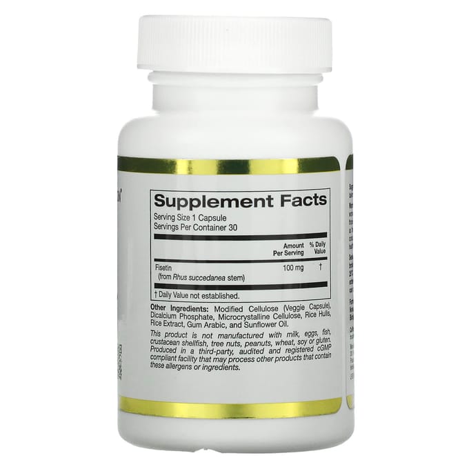 Fisetine met Novusetine, 100 mg, 30 plantaardige capsules