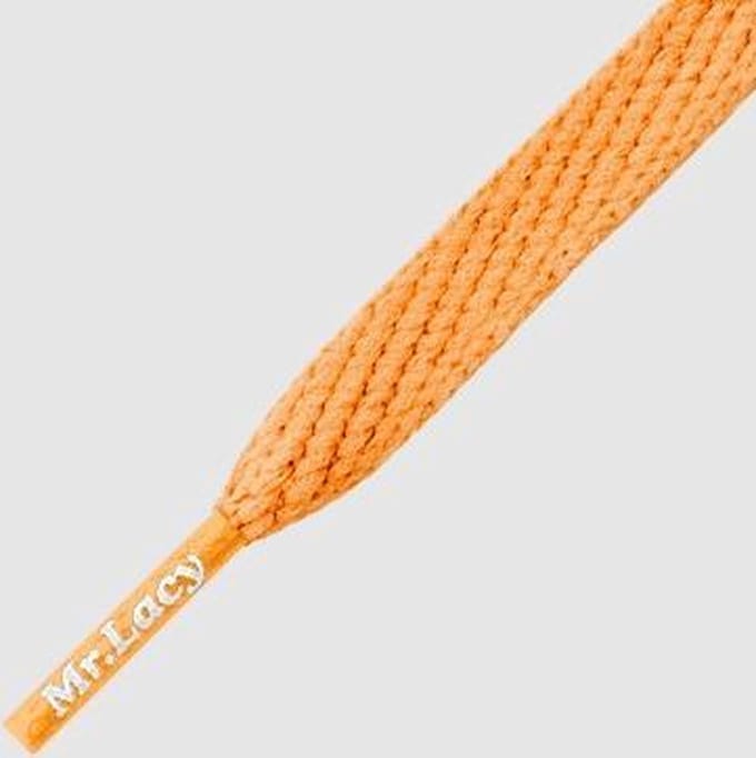 Mr. Lacy  - Schoenveters - Veters - Sneakerveters - Smallies - Plat - Bright Orange - Lengte 90 cm