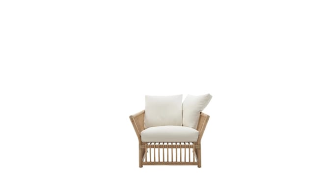 B&B Italia Softcage Outdoor Fauteuil - grey stained rattan