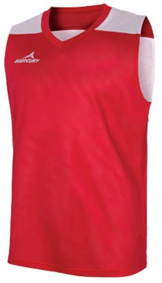 Mercury Equipment Michigan Mouwloos T-shirt Rood,Wit XL