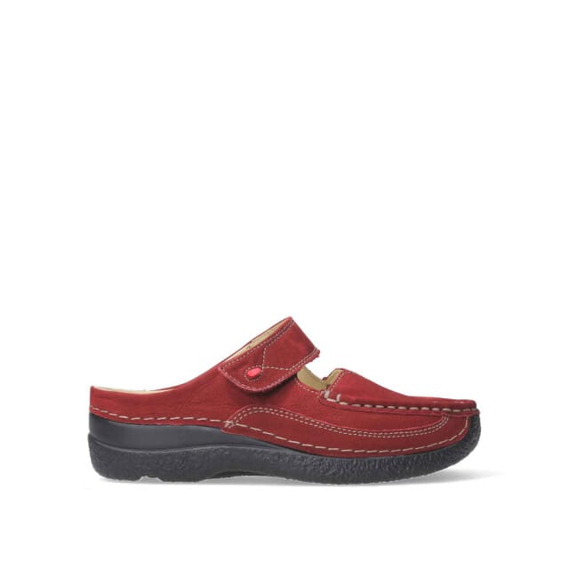 Wolky Dames Klompen 06227 Roll Slipper Rood