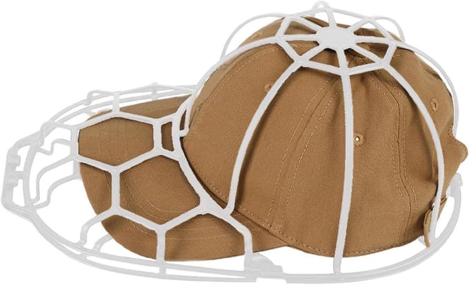 Hoedenringkooi - Cap Washer - Hoeden Wassen - Vormbehoud - 22 x 35.5 cm - Wit