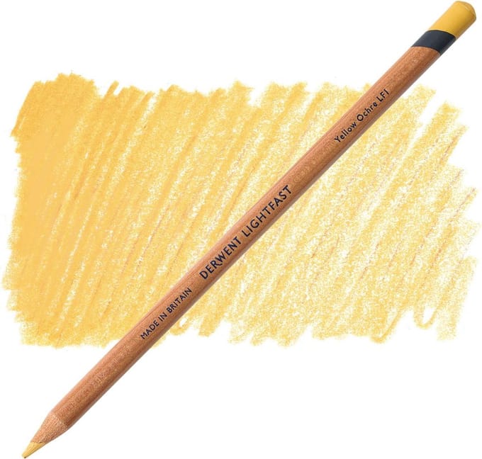 Derwent Lightfast Potlood - Yellow Ochre LF1