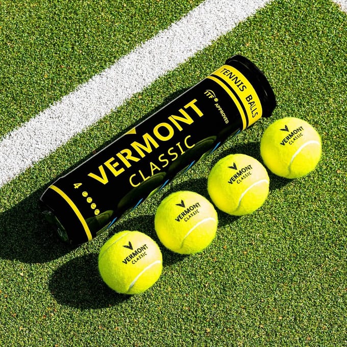 ITF Goedgekeurde Tennisballen met DuraCore Rubber en Hoog Zichtbare Woven Doek