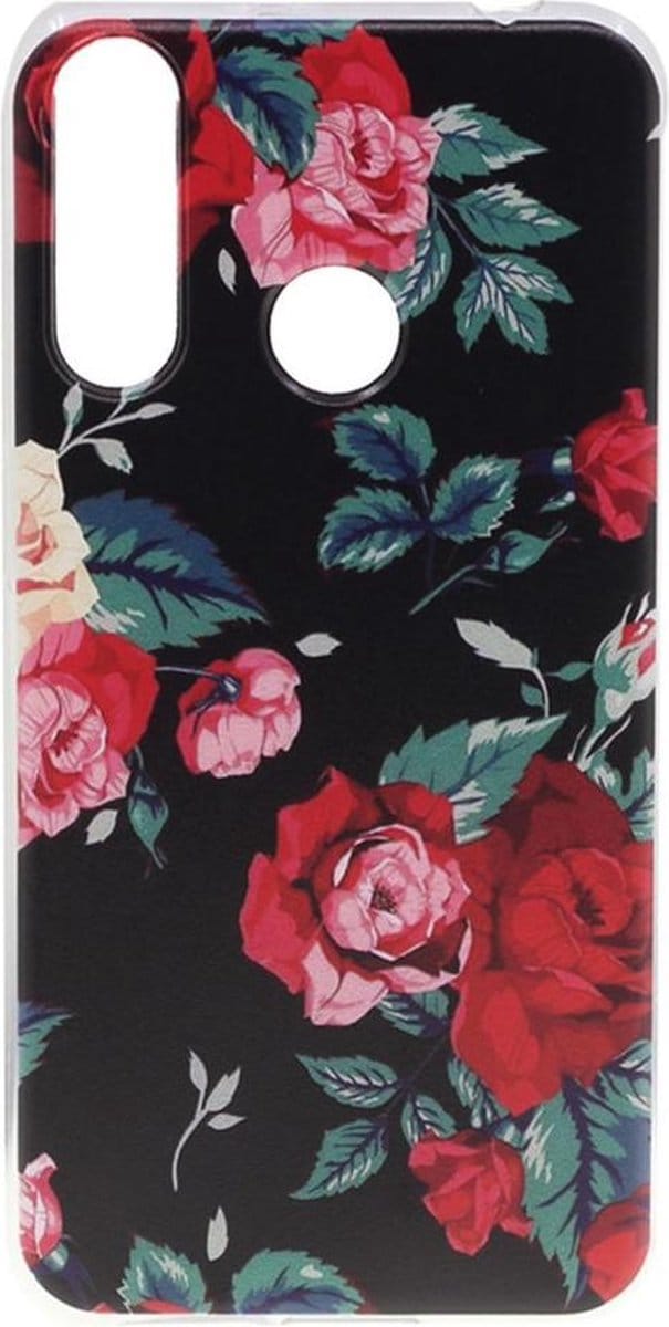 Shop4 - Wiko View 3 Hoesje - Zachte Back Case Rozen Rood