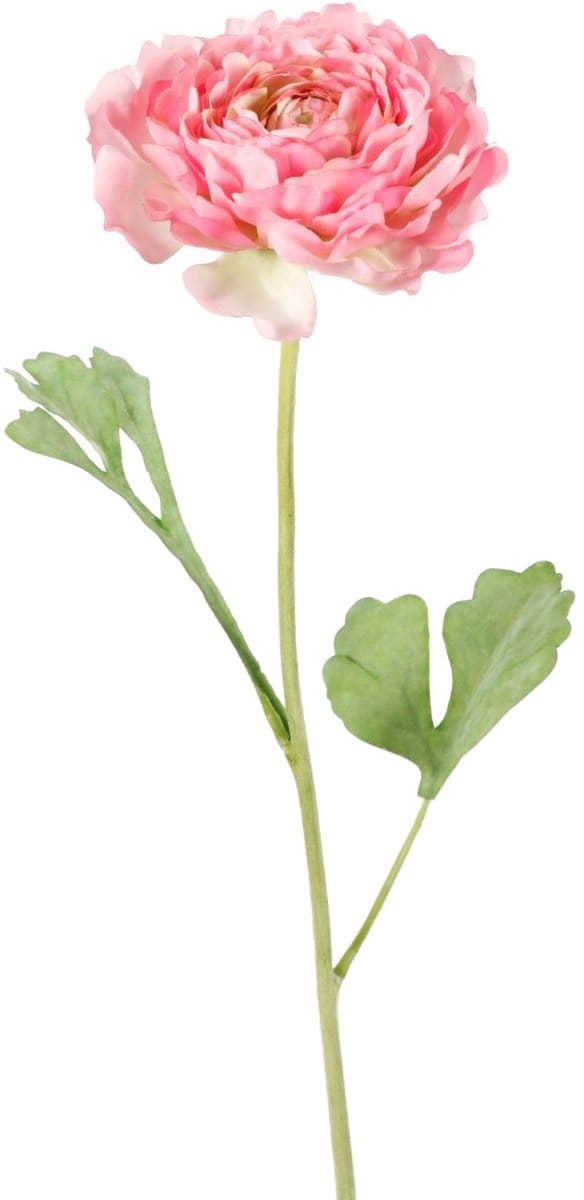 Viv! Home Luxuries Ranonkel - zijden bloem - roze - 56cm