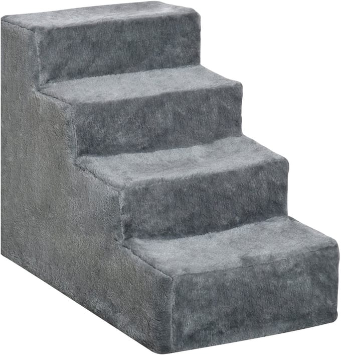 4goodz Huisdiertrede 4-traps Hondentrap - Afneembare Bekleding