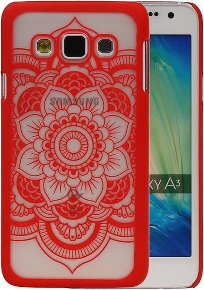 Samsung Galaxy A3 - Roma Hardcase Hoesje Rood