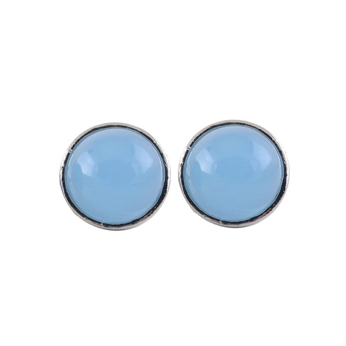 Behave - Oorbellen - Blauw - 1.3 cm doorsnede