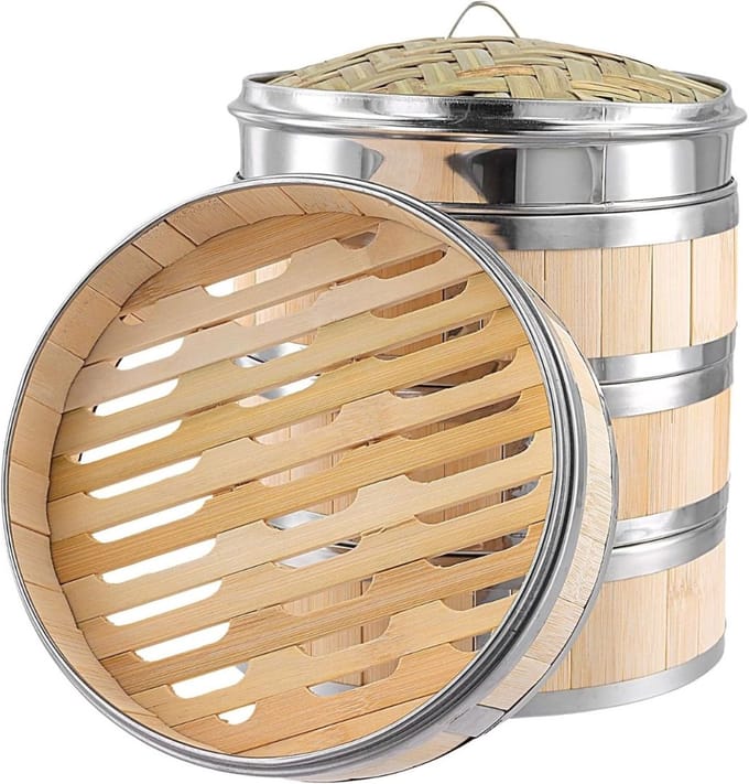 Daily Supplies® Stoomkoker - Stoompan - Stoompot - Steamer - 20cm