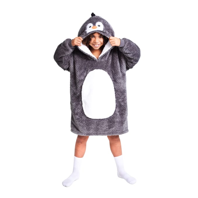 Noxxiez hoodie deken - pinguïn