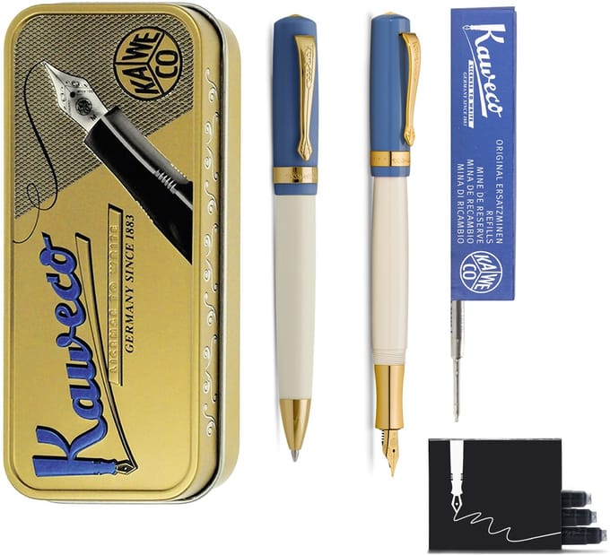 Kaweco - Cadeauset - Student 50's Rock - Vulpen (Medium) - Balpen - extra vullingen