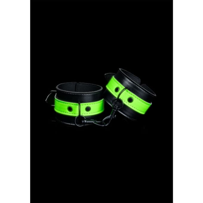 Shots - Ouch! Handboeien neon green/black
