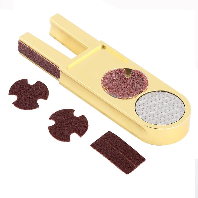 3-in-1 Multifunctionele Biljartkeu Tip Trimmer Vormer Taper Reparatiegereedschap Accessoire beige
