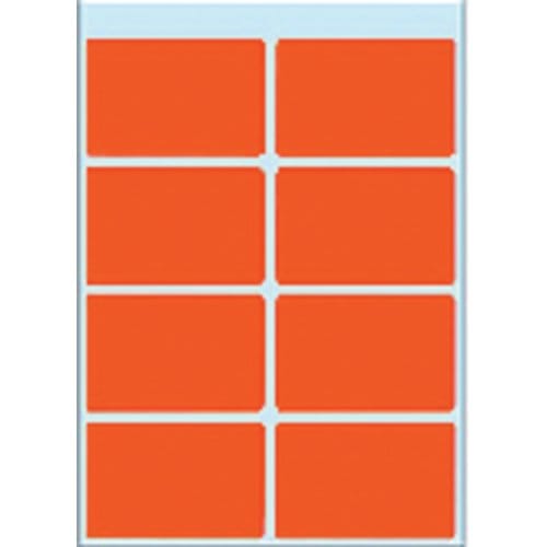 Haza Original Etiketten 40 Stuks 26 X 40 Mm Rood