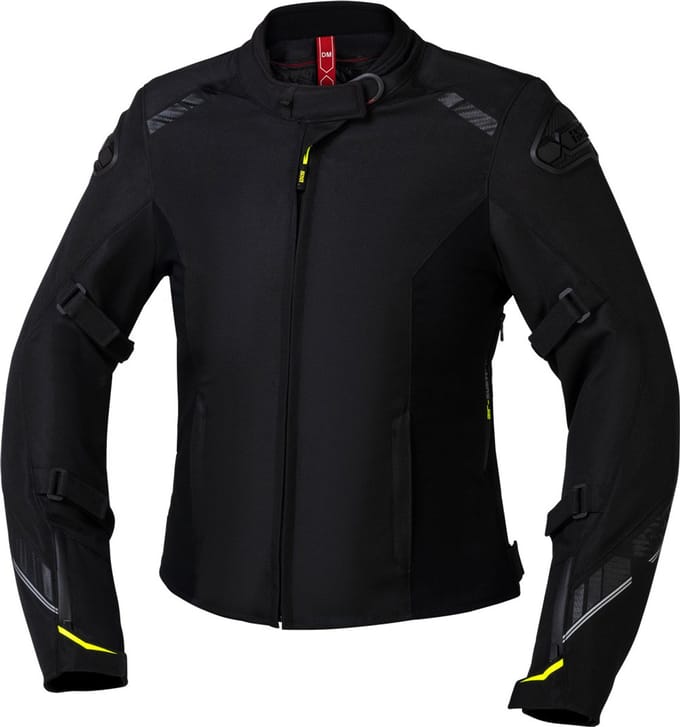 IXS Carbon-ST Waterdichte Dames Zwart Textiele Motorjas - Jas